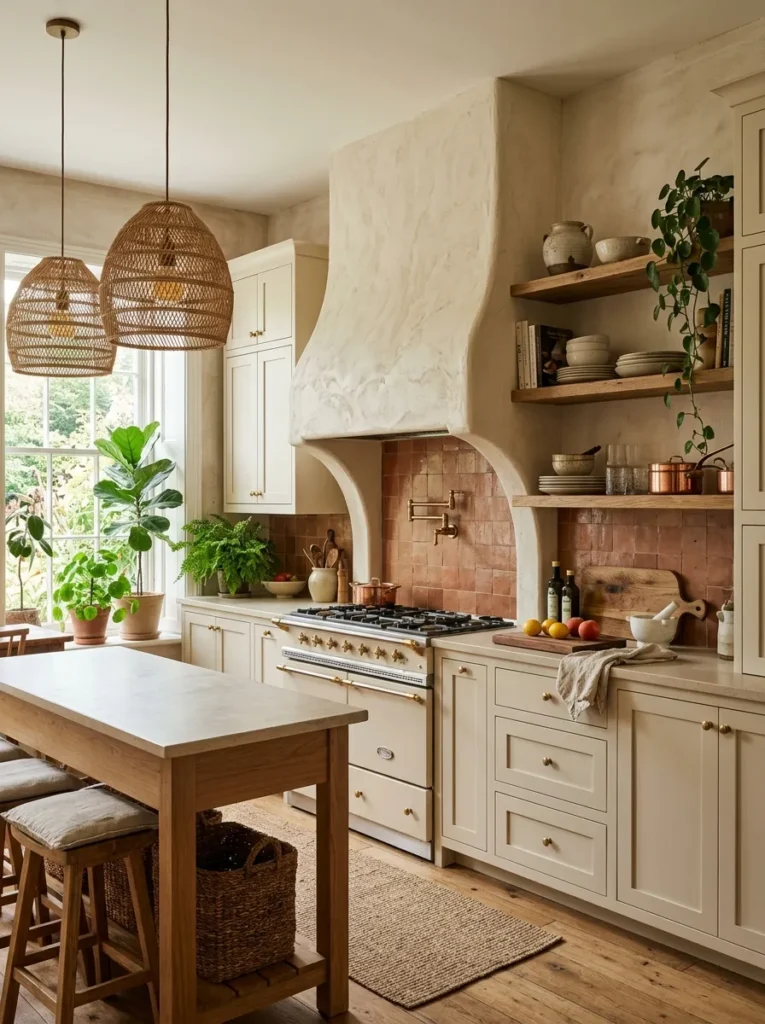 Textured Plaster Range Hood