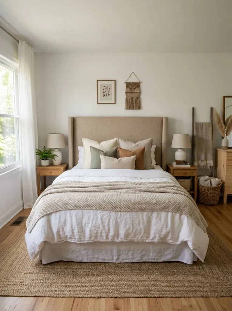 Upholstered Linen Panel