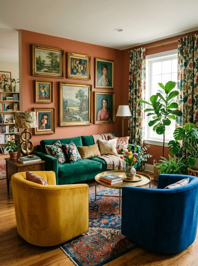 Velvet Accent Chairs