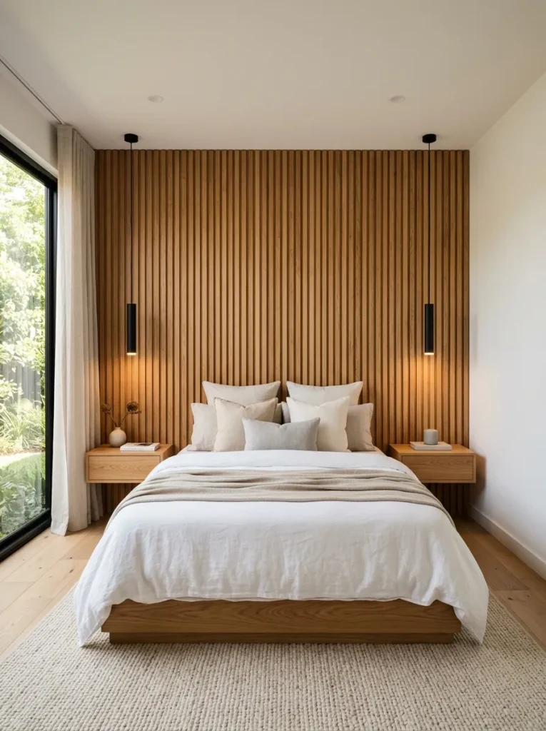 Vertical Wood Slats