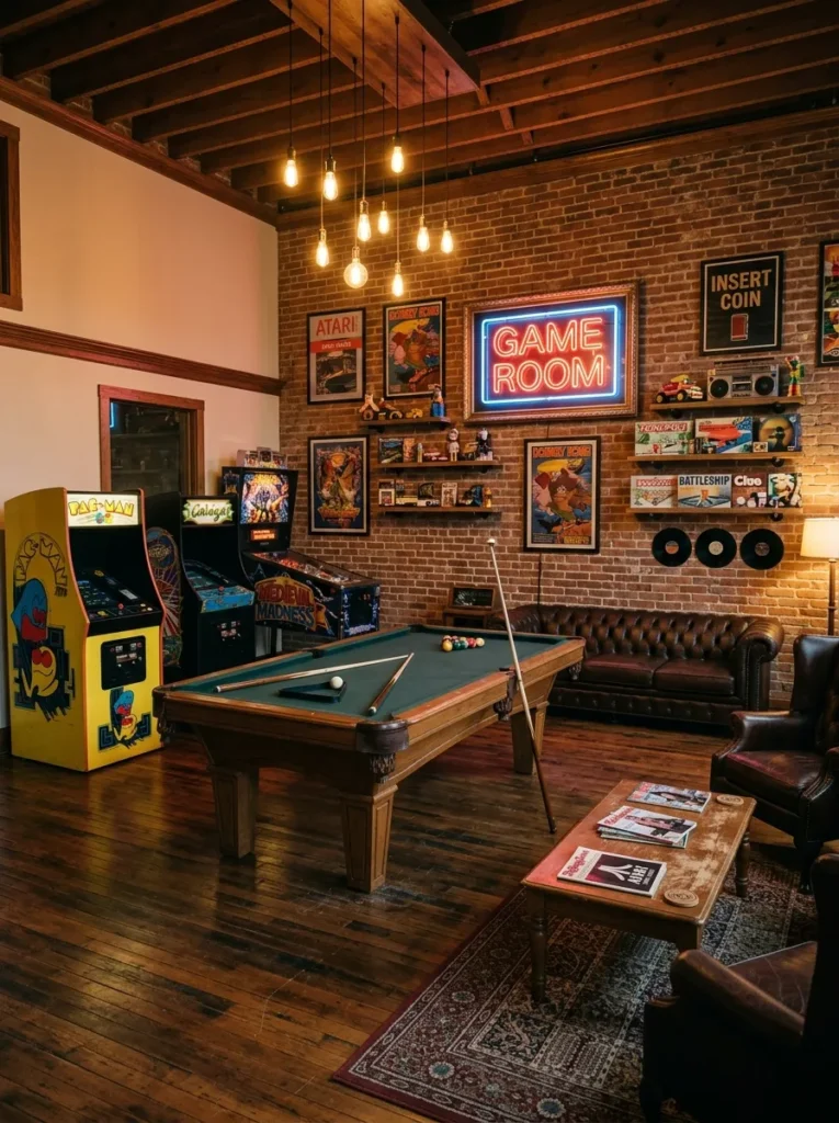 Vintage Game Room
