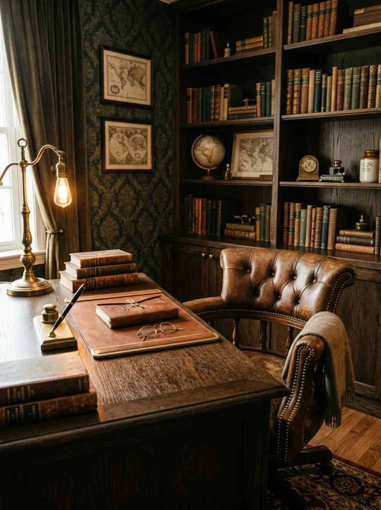 Vintage Leather Accents