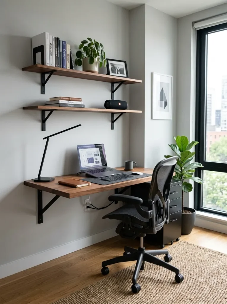 Wall-Mounted Desk