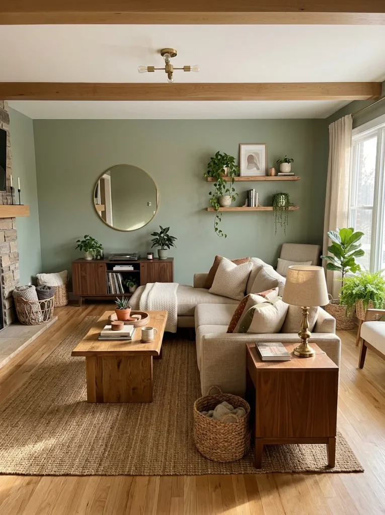 Warm Wood Accents