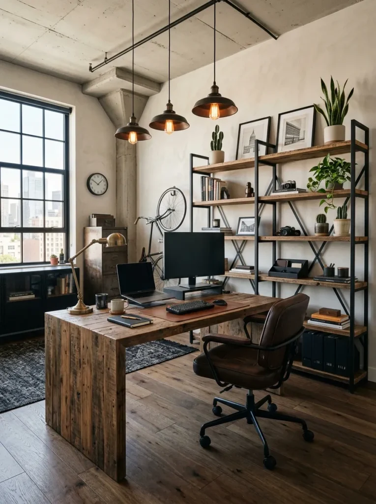 Wood And Metal Combination