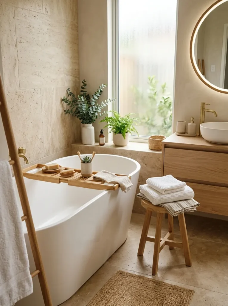 Wooden Bath Accessories