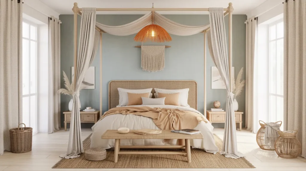 boho coastal bedroom ideas