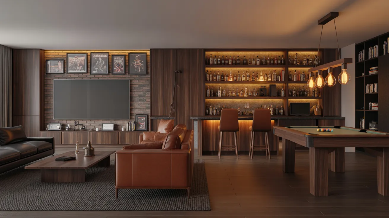 classy man cave ideas