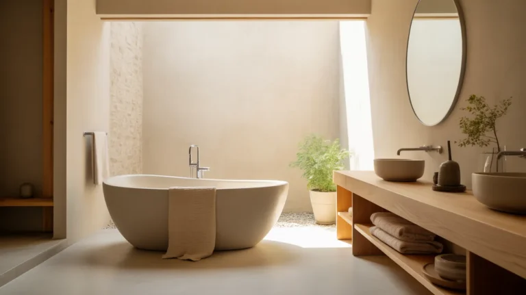 japandi bathroom design