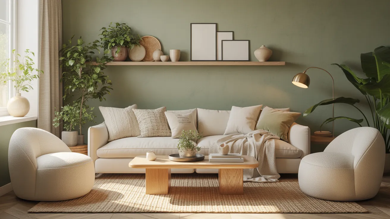 sage green living room ideas