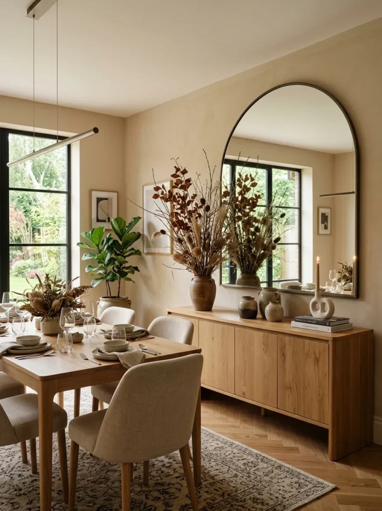 Arched Mirror Display
