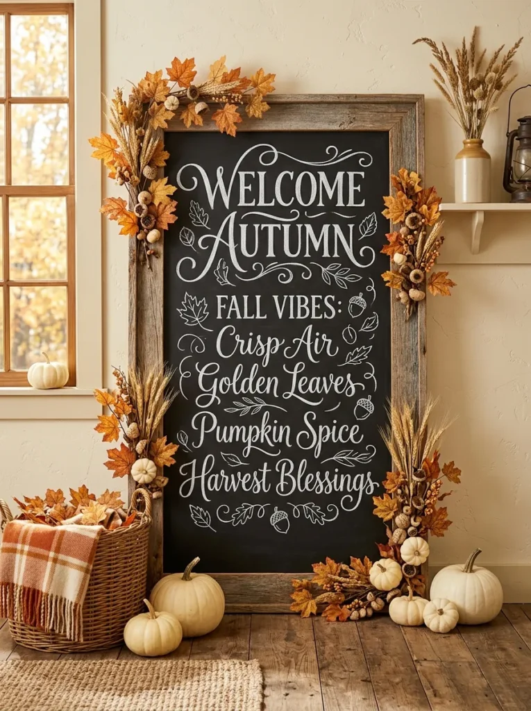 Autumn Quote Board