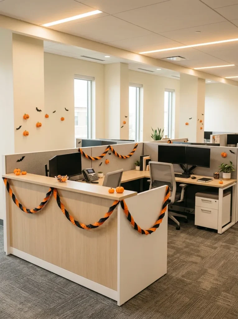 Black And Orange Garland
