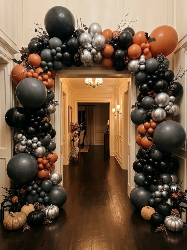 Black Balloon Arch