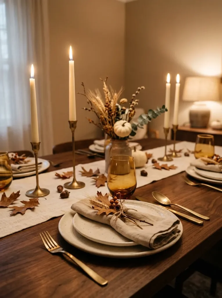 Candlelit Place Settings