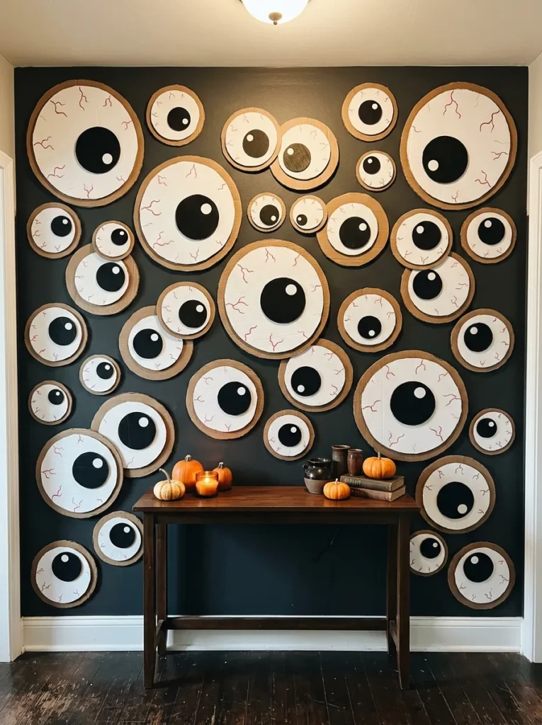 Cardboard Eyeball Wall