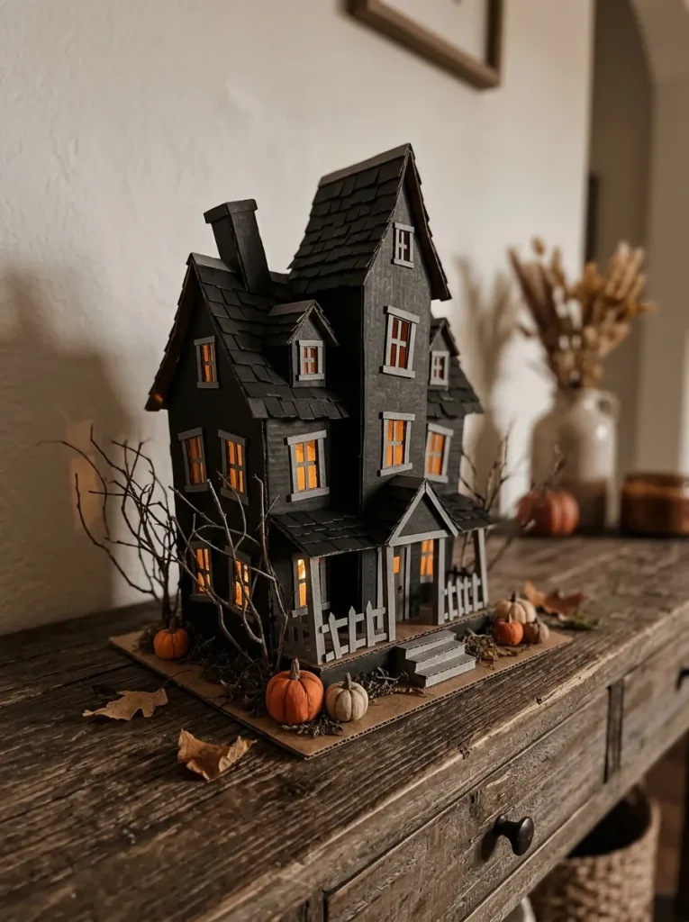 Cardboard Haunted House