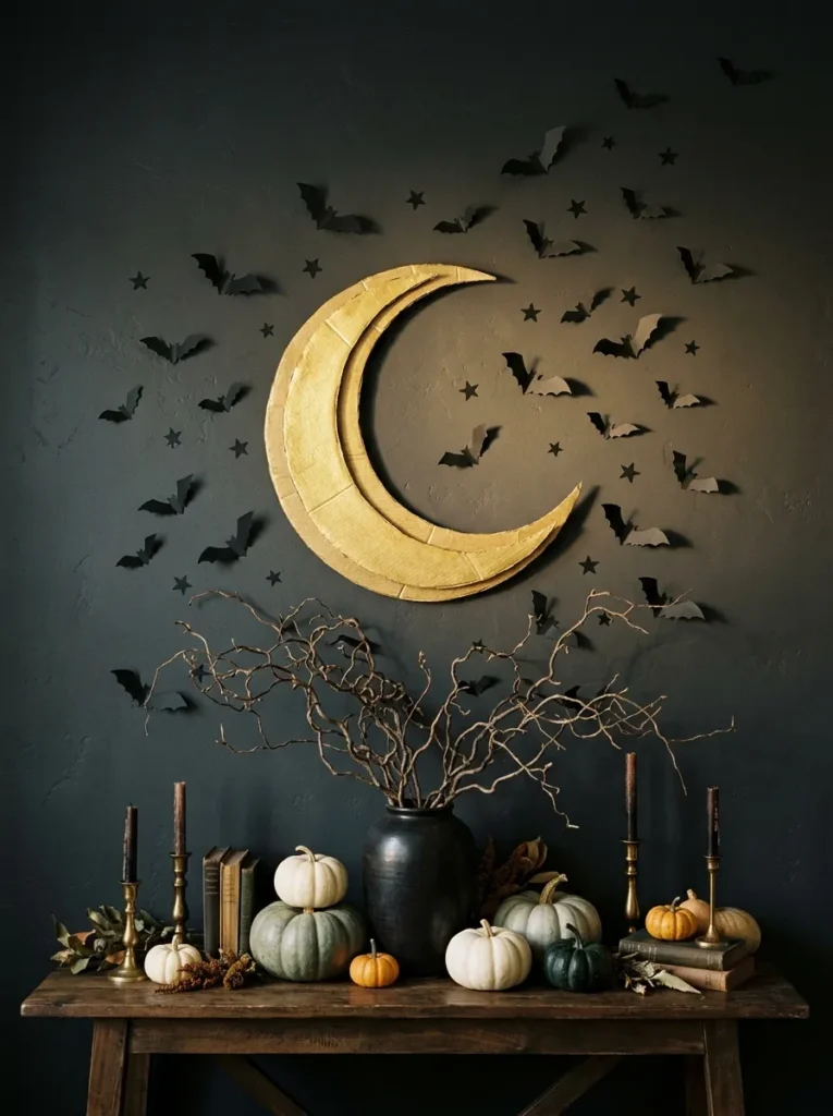 Cardboard Moon Scene