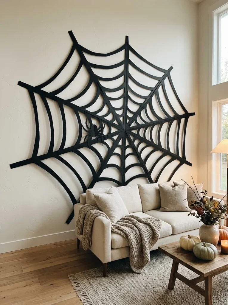 Cardboard Spider Web