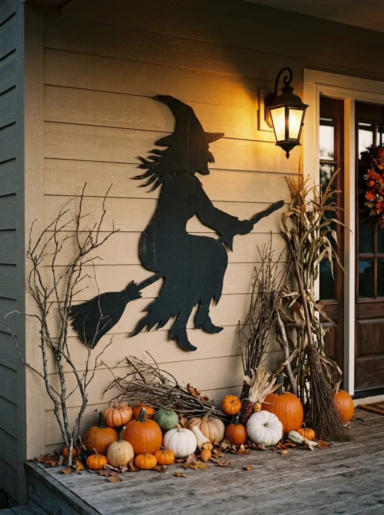 Cardboard Witch Silhouette