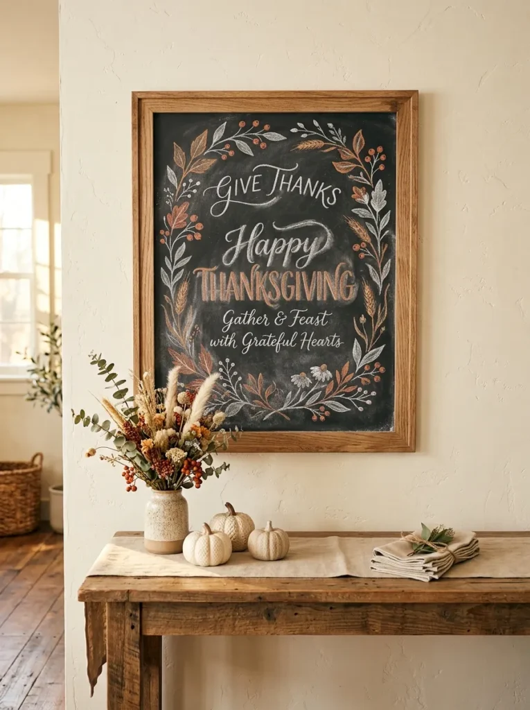 Floral Chalk Border