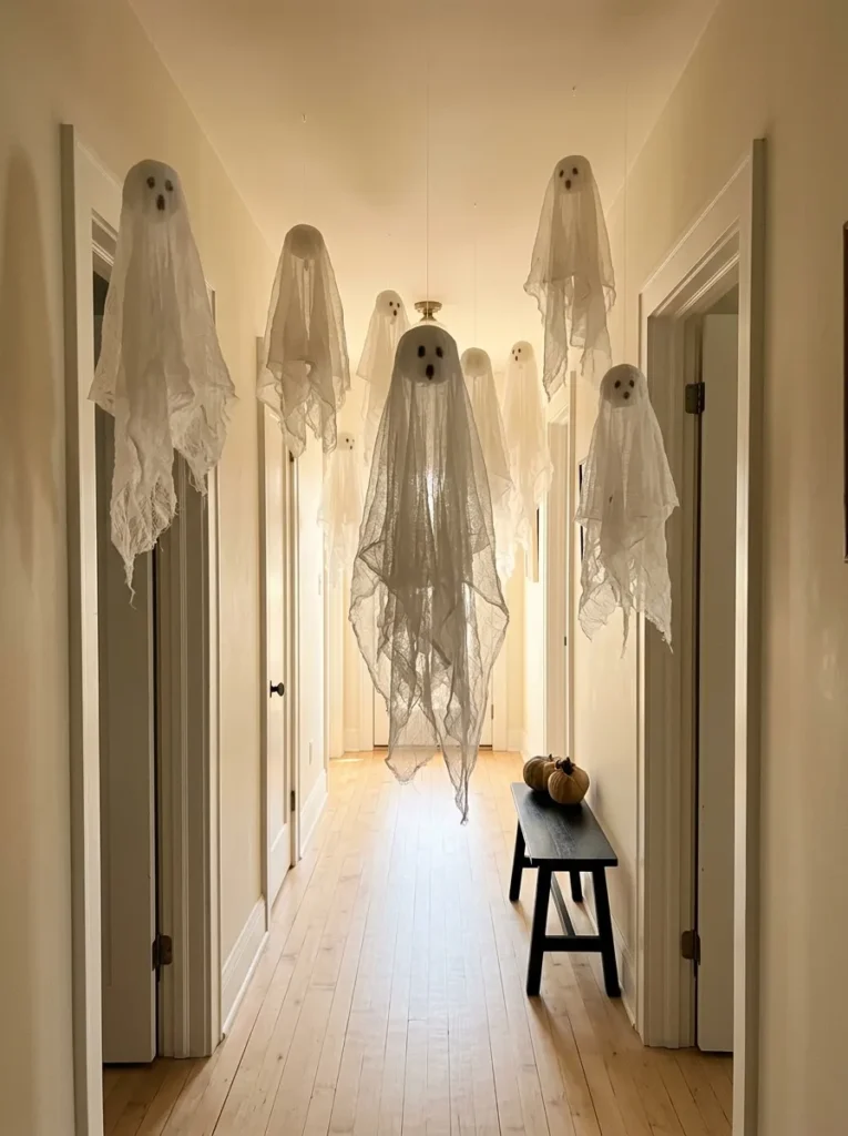 Ghostly Hanging Sheets