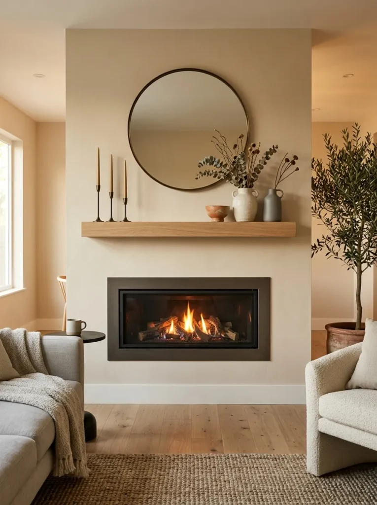 Minimal Mantel Styling