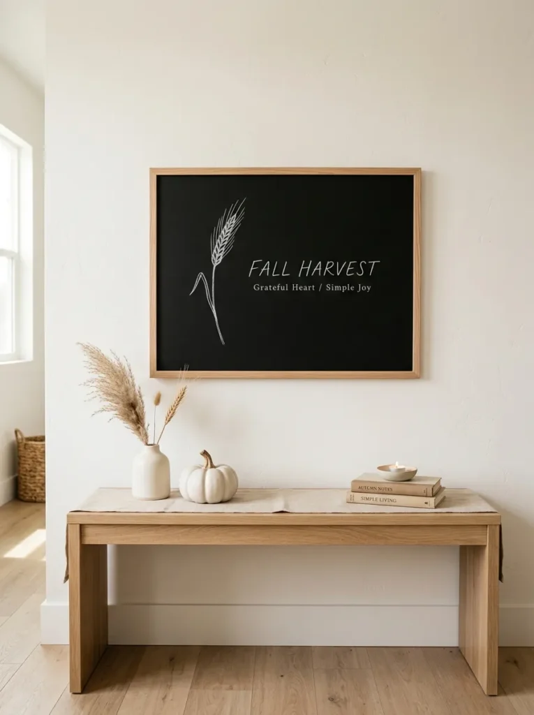 Minimalist Harvest Sign