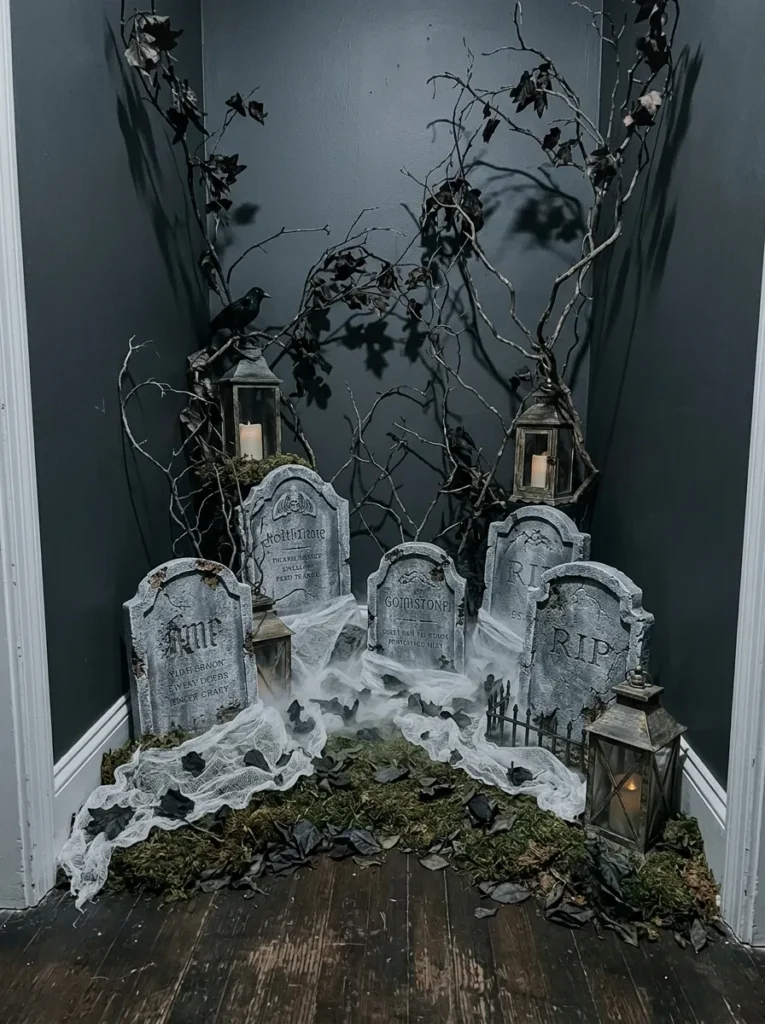 Misty Graveyard Corner