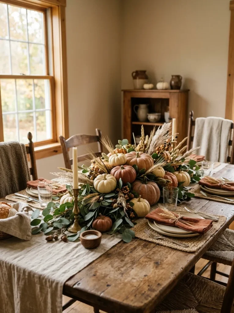 Pumpkin Centerpiece Display