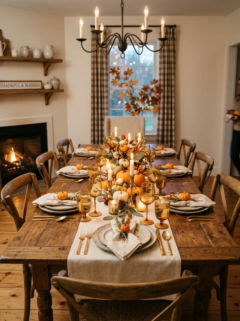 Pumpkin Place Settings