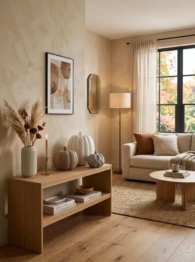 Sculptural Pumpkin Display