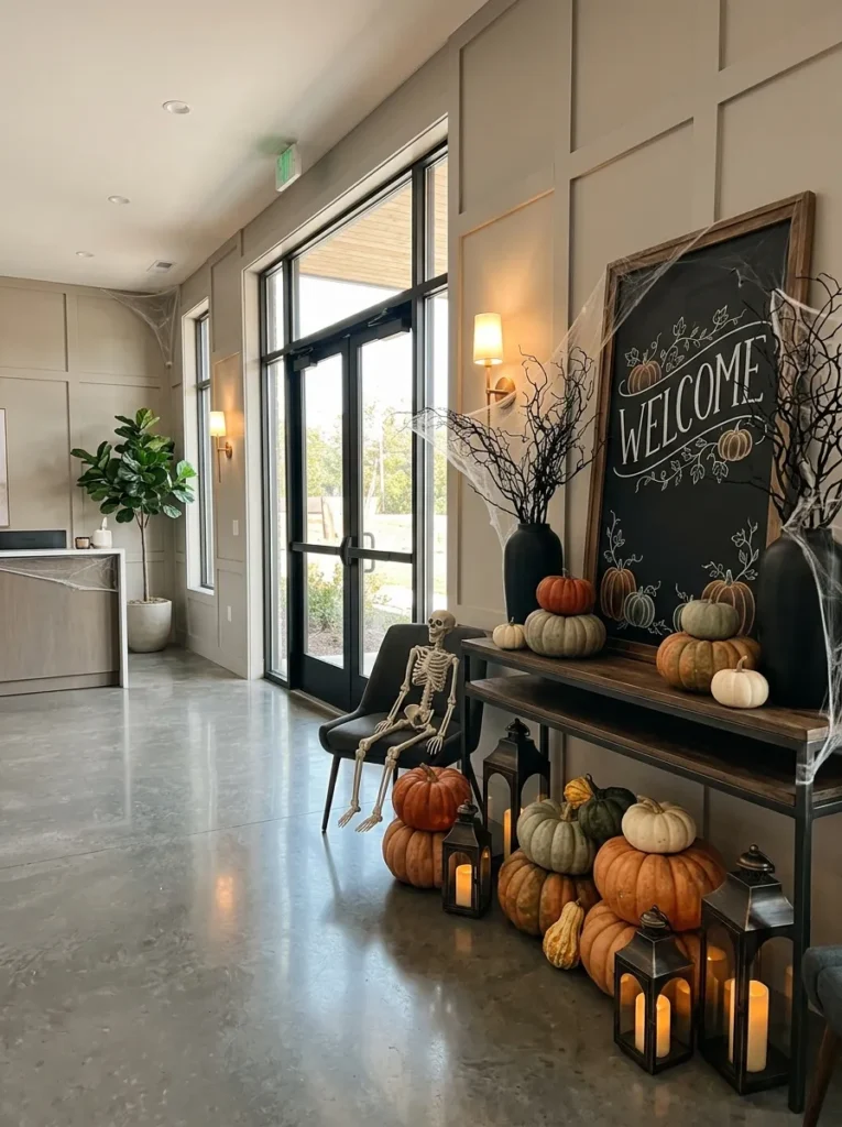 Spooky Office Entryway