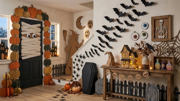 cardboard halloween decorations diy